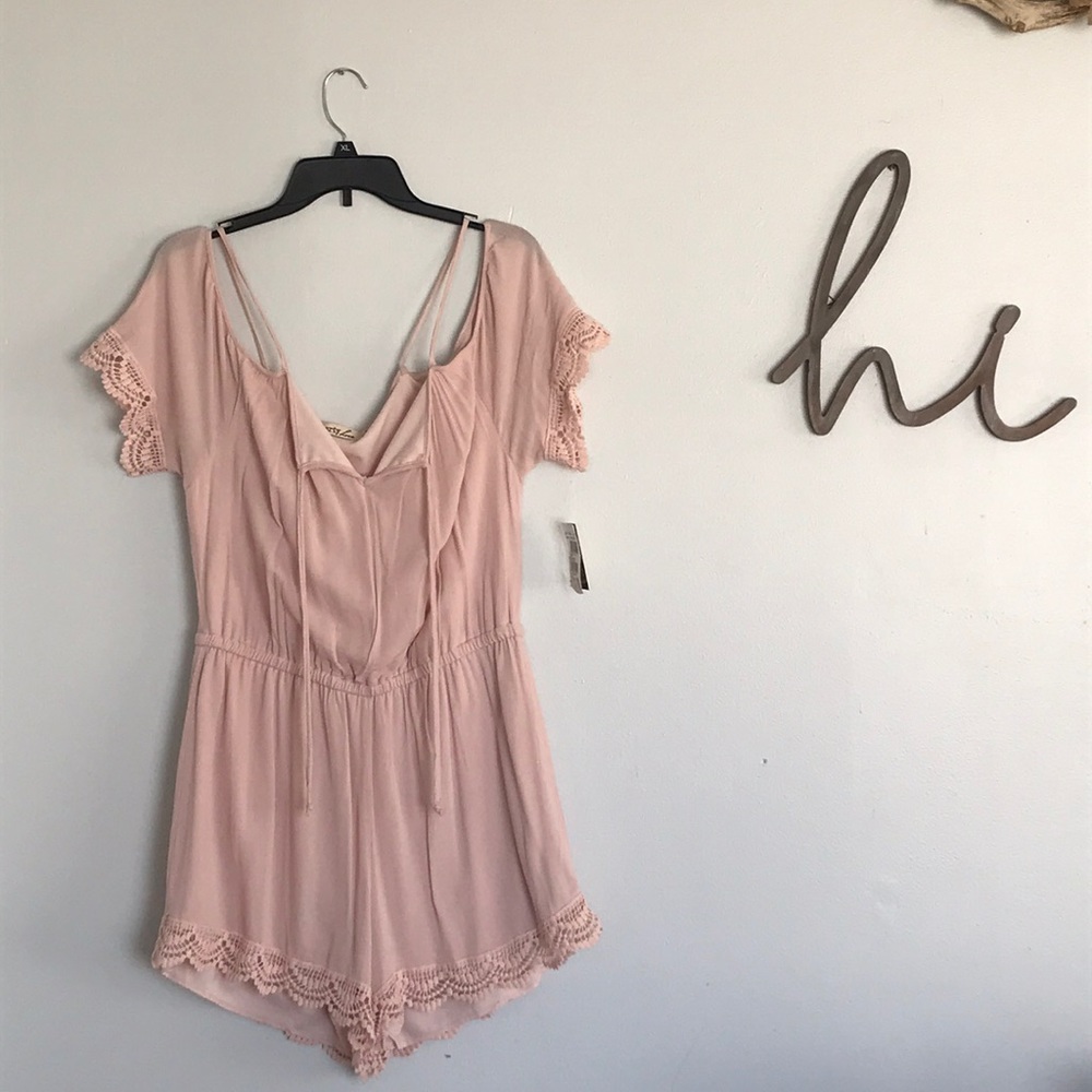 Pale pink romper